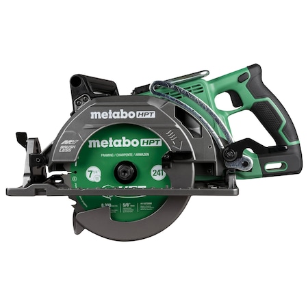 Metabo Hpt 36V MV Cordless Brushless 7-1/4in Rear Handle Circular Saw Bare C3607DWAQ4M